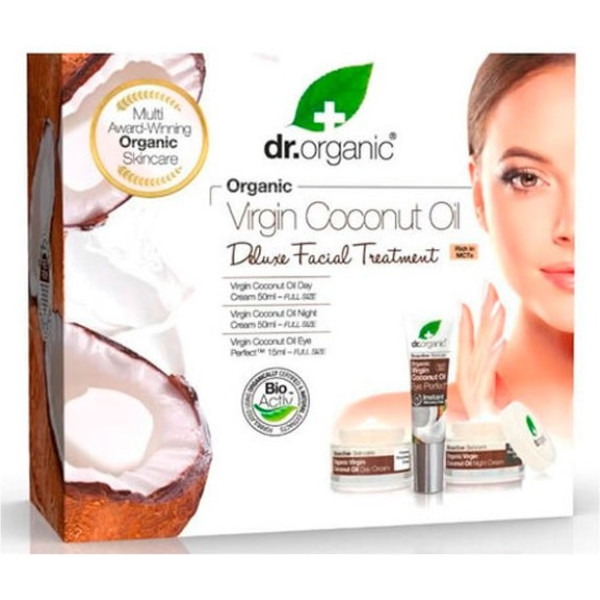 Dr Organic Coco Crema Dia + Noche + Contorno Ojos