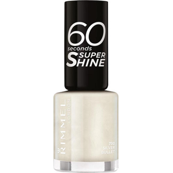 Rimmel London Rimmel 60 Seconds Super Shine Nail Lacquer 730 Silver Bullet