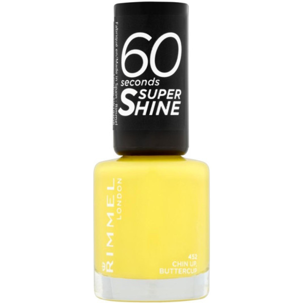 Rimmel London Rimmel 60 Seconds Super Shine Nail Lacquer 452 Chin Up Buttercup