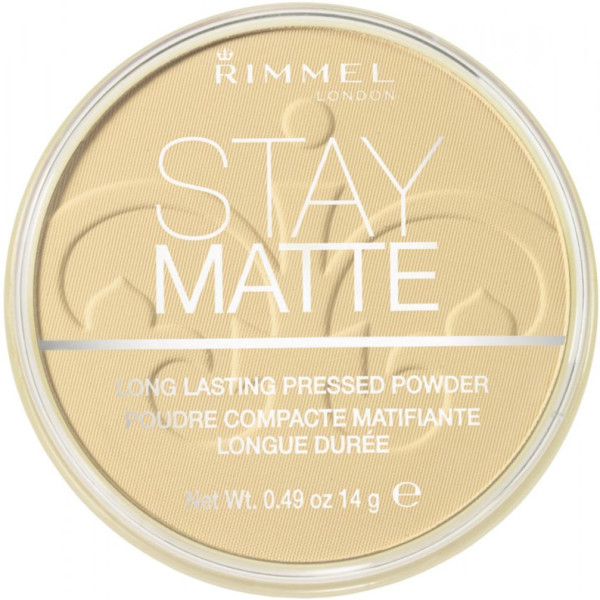 Rimmel London Stay Matte Pressed Powder 005-zijdeachtig Beige 14 Gr Woman