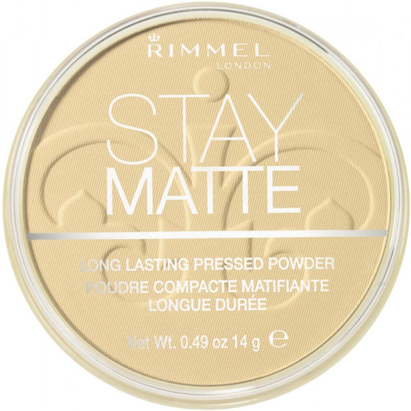 Rimmel London Stay Matte Pressed Powder 005-silky Beige 14 Gr Woman
