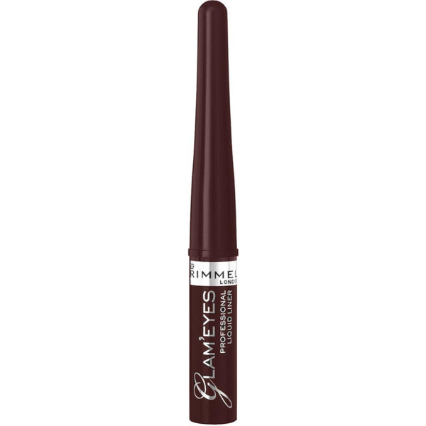 Rimmel London Glam\'eyes Eye-liner liquide professionnel 002 -marron Femme