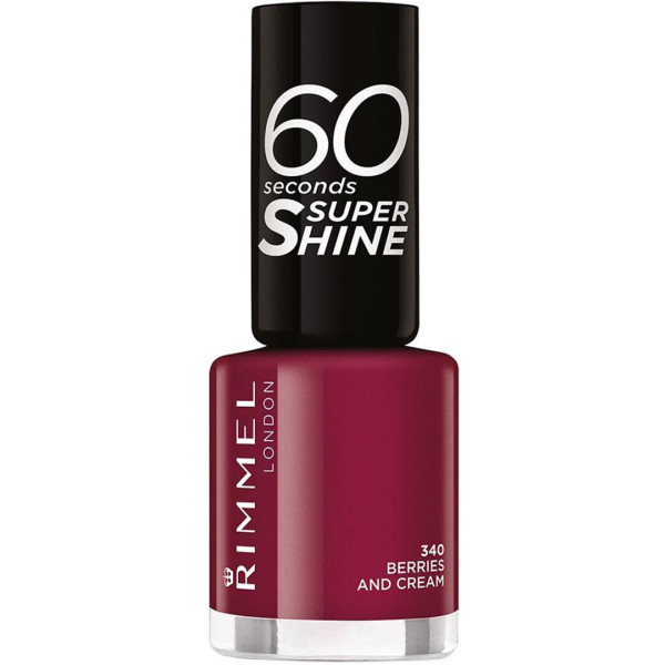 Rimmel London 60 Seconds Super Shine 340-berries And Cream Mujer