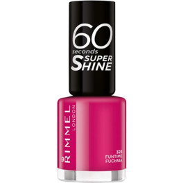 Rimmel London 60 Seconds Super Shine 323-funtime Fuchsia Femme