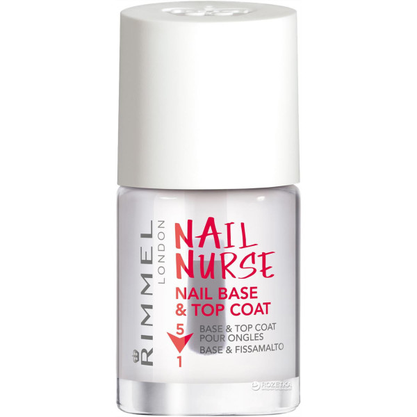 Rimmel London Nail Nurse Care Base & Top Coat 5 em 1 12 ml feminino