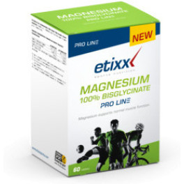 Etixx Magnesium 100% Bisglycinaat Pro-line 60 Tabs