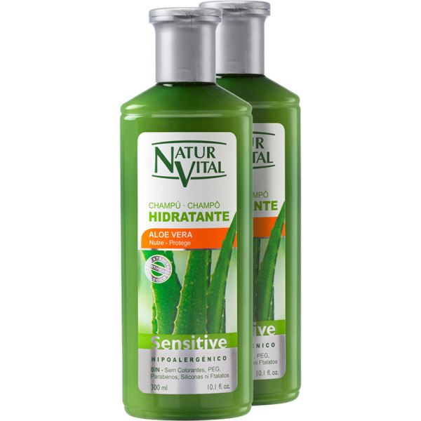 Naturaleza Y Vida Moisturizing Sensitive Shampoo Lotto 2 Pezzi Unisex