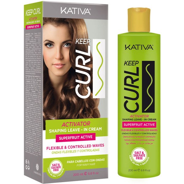 Kativa Keep Leave Cream Curl Activator 200 ml for Women