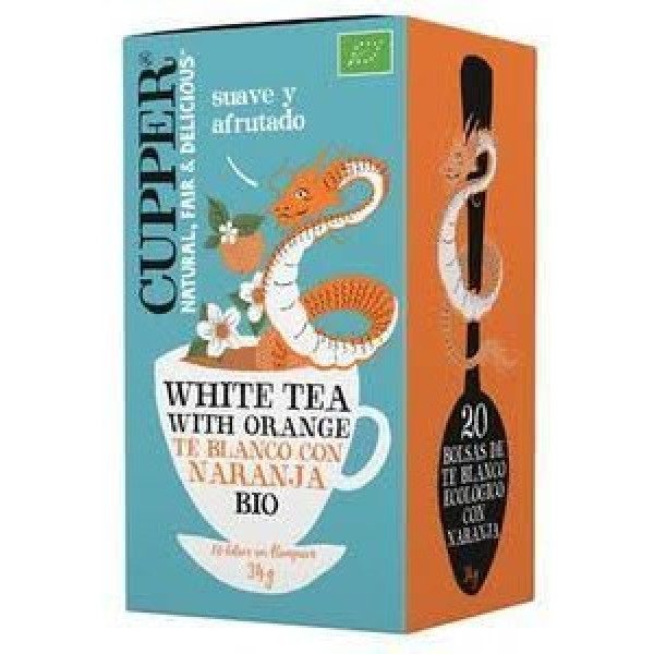 Cupper Weißer Tee mit Orange Bio 20 Beutel