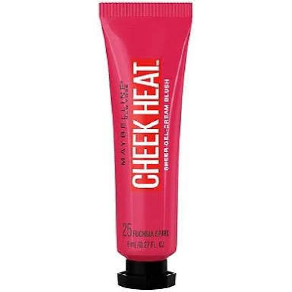 Maybelline Cheek Heat Sheer Gel-Crema Blush 25-Fuchsia Spark