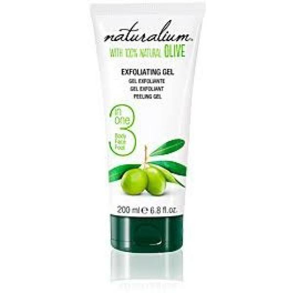 Naturalium Olive 100% gel esfoliante 200 ml unisex
