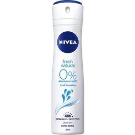 Nivea 0% Aluminium Fresh Desodorante Natural Spray 150 ml unissex