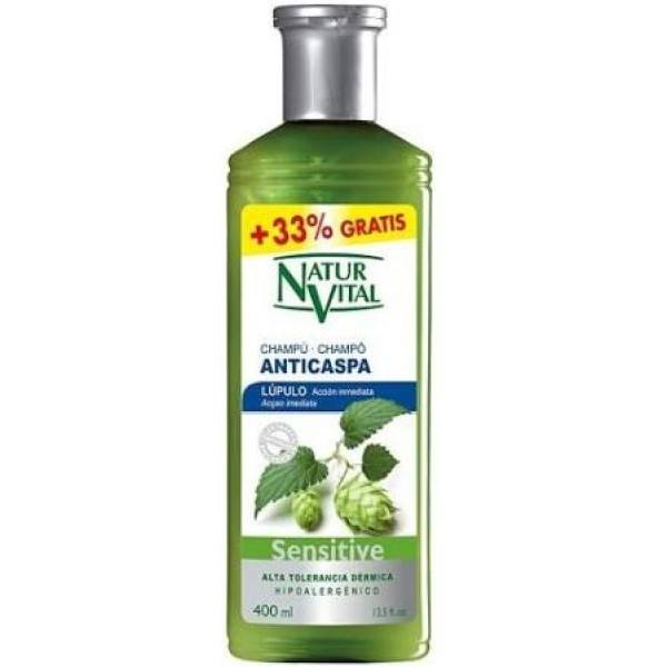 Naturaleza Y Vida Sensitive Anti-roos Shampoo 300 + 100 Ml Unisex