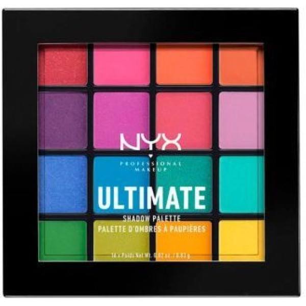 Nyx Ultimate Paleta de Sombras Brights 16x083 Gr Mulher