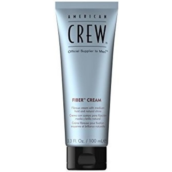 American Crew Fiber Cream Creme Fibroso Fixação Média Brilho Natural 100 ml Masculino