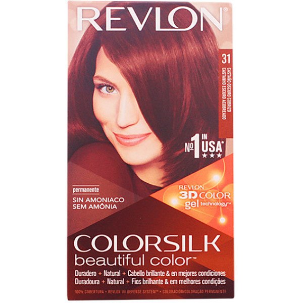 Revlon Colorsilk Tinte 31-castaño Oscuro Cobrizo Mujer
