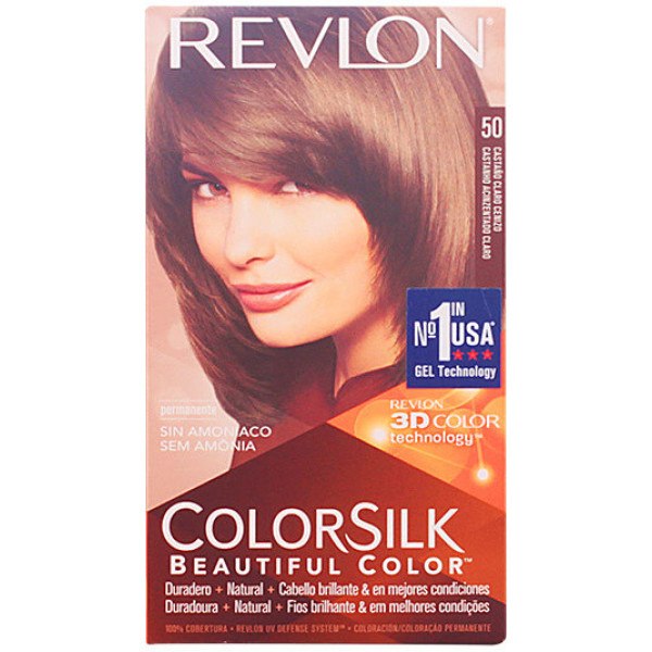Revlon Colorsilk Tinte 50-castaño Claro Cenizo Mujer