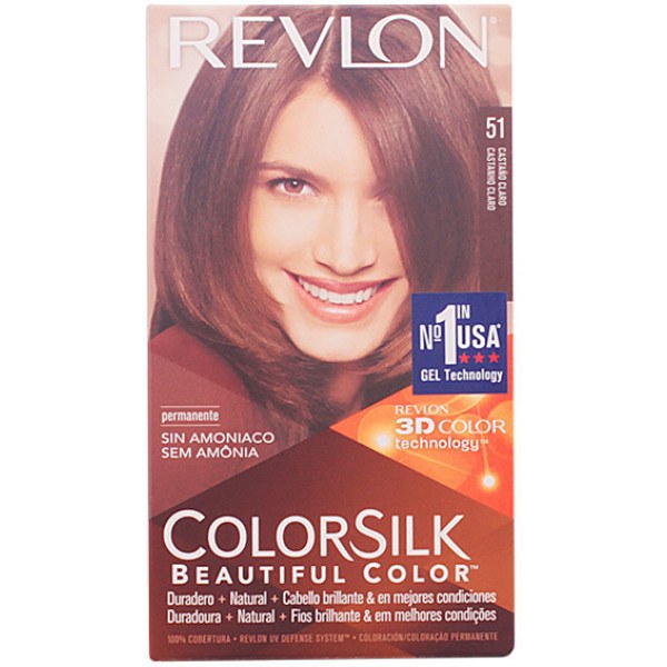 Revlon Colorsilk Tint 51-lichtbruin Vrouw