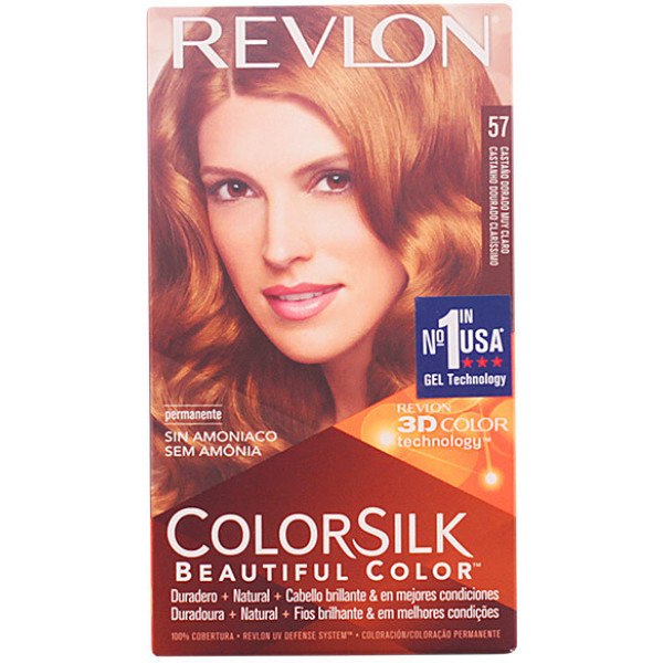 Revlon Colorsilk Tinte 57-castaño Dorado Muy Claro Mujer