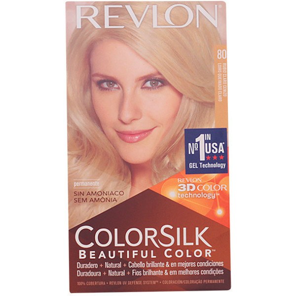 Revlon Colorsilk Tinte 80-rubio Claro Cenizo Mujer