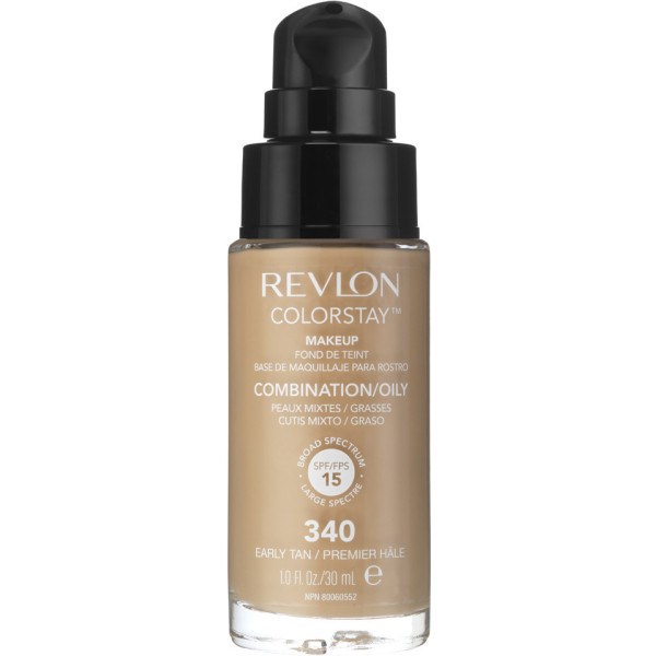 Revlon Colorstay Foundation Combinationoily Skin 340-earyly Tan Mujer
