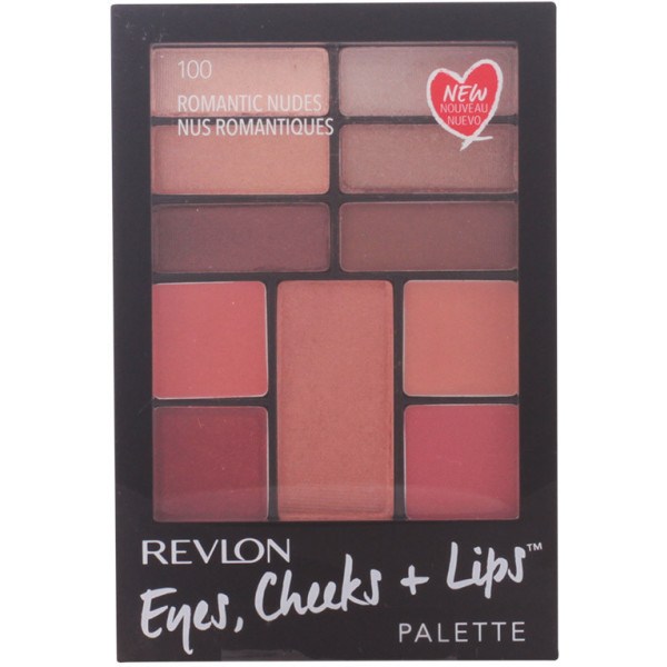 Revlon Palette Eyes Cheeks + Lips 100-romantic Nudes Women