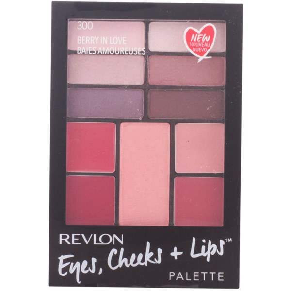 Revlon Palette Eyes Cheeks + Lips 300-berry In Love Women