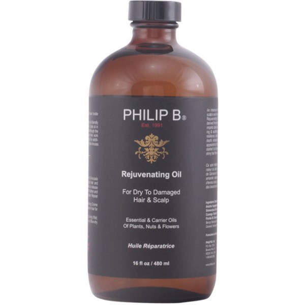 Philip B verjongende olie voor droog tot beschadigd haar en hoofdhuid 480 ml unisex
