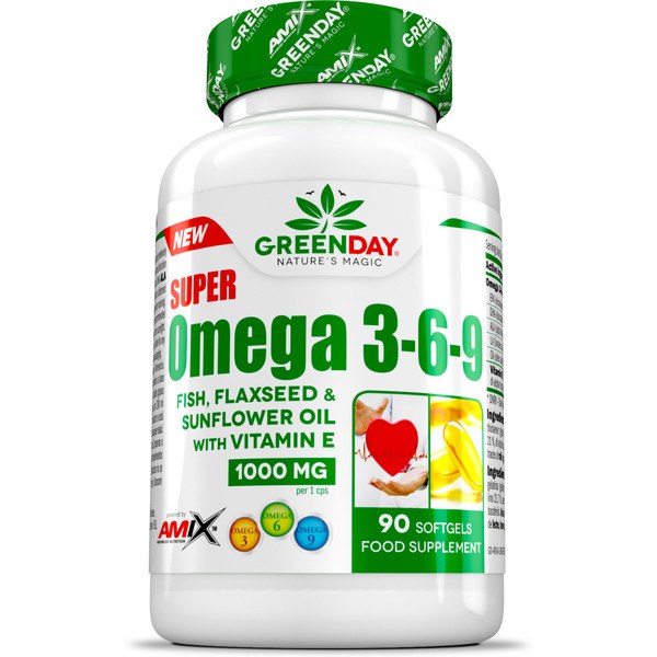 Amix GreenDay Super Omega 3-6-9 90 cápsulas