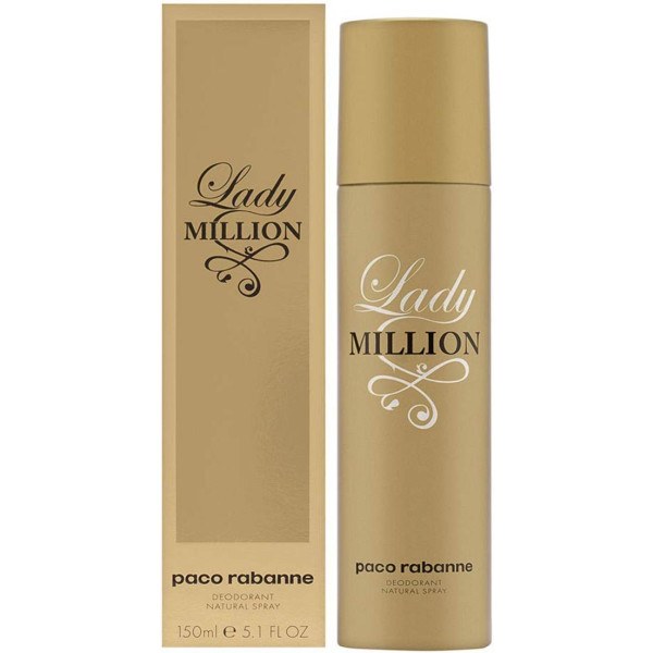 Paco Rabanne Lady Million Deodorant Spray 150 ml Vrouw
