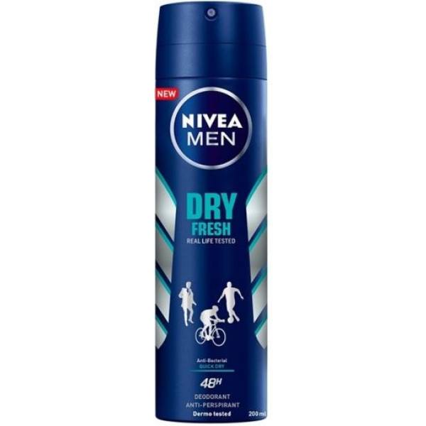 Nivea Men Dry Impact Fresh Déodorant Vaporisateur 200 Ml Homme