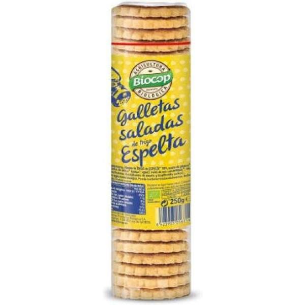 Biocop Spelt Zoute Biscuit 250 Gr