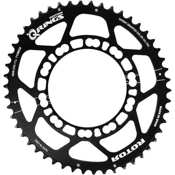 Rotor Chainring Q 50t - Bcd110x5 - Outer - Negro - No Aero