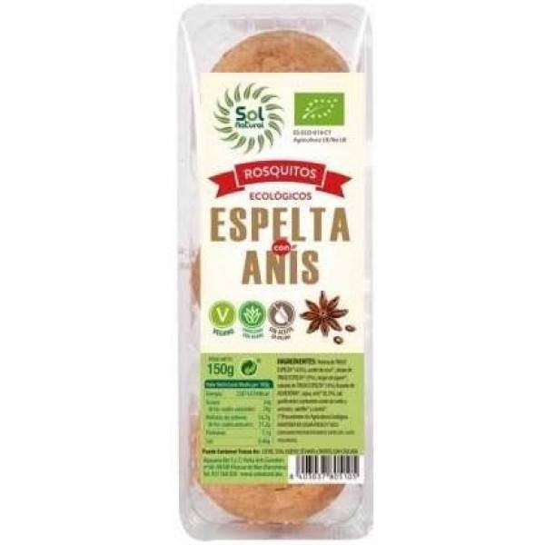 Solnatural Rosquitos De Espelta Con Anis Bio 150 G