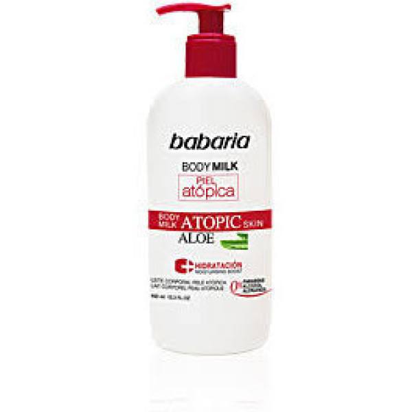 Babaria Atopic Skin Aloe Vera Body Milk 0% 400 ml Unisex