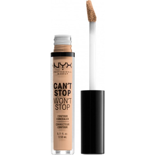 Nyx Can't Stop Won't Stop Contour Concealer Natural 35 Ml Mujer