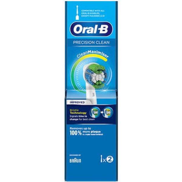 Oral-b Precision Clean Hoofden 2 Stuks Unisex