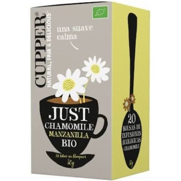 Cupper Infusion Just Camomille Bio 20 Sachets