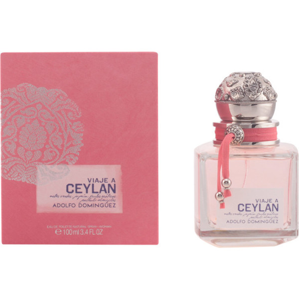 Adolfo Dominguez Viaje A Ceylan Woman Eau de Toilette Vaporizador 100 Ml Mujer