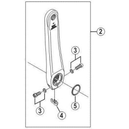 Shimano Biela Iz. 170mm Fc-6800