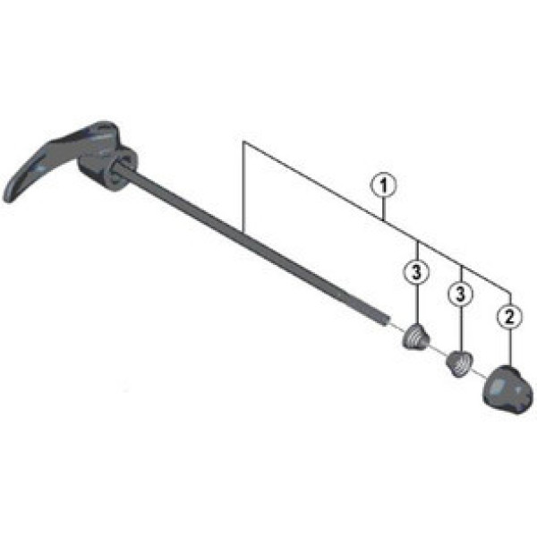 Shimano Cierre Rápido Trasero Qr Fh-5800