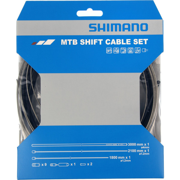 Shimano Optislick Mtb Kit câble de dérailleur noir