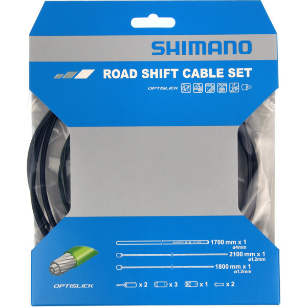 Shimano Kit Cables De Cambio Optislik Carretera / Negro