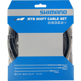 Shimano Kit Cables De Cambio Polímero Mtb Negro