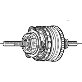 Shimano Mecanismo Interno 184mm Sg-8r36