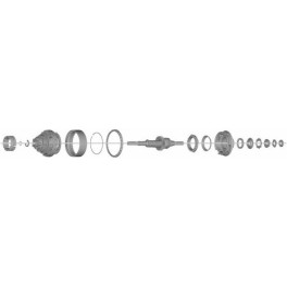 Shimano Mecanismo Interno 184mm Sg-c6001-8c