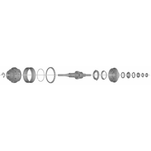 Shimano Mecanismo Interno 184mm Sg-c6011-8r