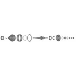 Shimano Mecanismo Interno 187mm Sg-c6001-8cd