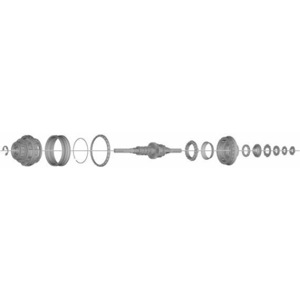 Mécanisme interne Shimano 187mm Sg-c6061-8r8v