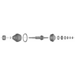 Shimano Mecanismo Interno 187mm Sg-c7050-5c